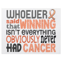 Whoever Said Uterine Cancer