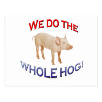 Whole Hog postcards