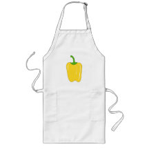 Whole Yellow Bell Pepper. Aprons