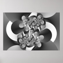 Wholly Holey Fractal Poster