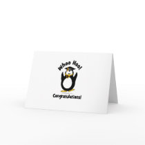 whoo hoo congratulations graduation penguin