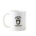 whoo hoo congratulations graduation penguin mugs