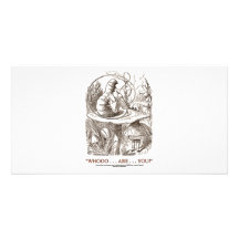 Whooo...Are...You? (Alice and the Caterpillar) Photo Card Template