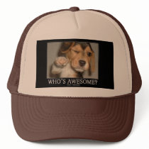 whos-awesome trucker hat