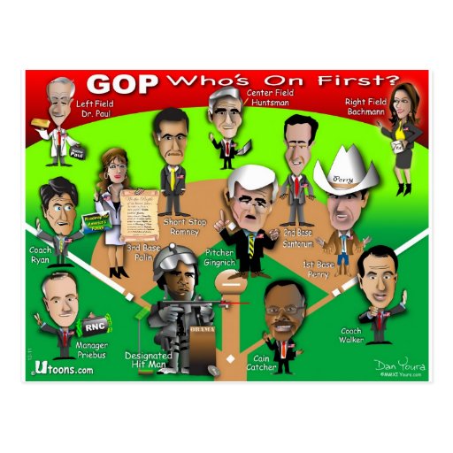 Who's on First? Postcard