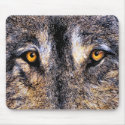 Who's Watching Wolf Eyes mousepads