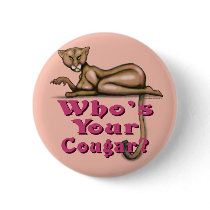 Who's Your Cougar Pins