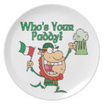 Who's Your Paddy Irishman Dinner Plates