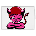 wht_Girly_Devil_Cartoon cards