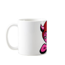 wht_Girly_Devil_Cartoon Mug