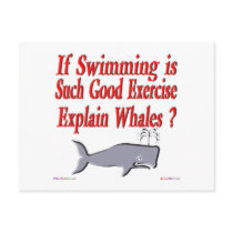 Why Are Whales Fat Postcard