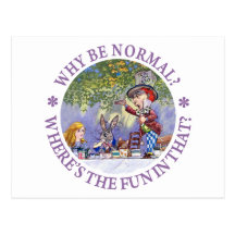 WHY BE NORMAL? POSTCARDS