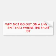 WHY BUMPER STICKERS