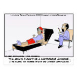 Why Cartoonists Retire Funny Tees Cards Mugs Gifts Post Card
