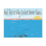 Why Cookies Never Swim Postcard