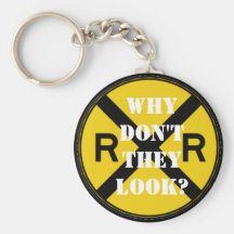 Why Don't They Look? Keychain