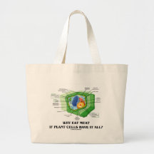 Why Eat Meat If Plant Cells Have It All? (Veg Fun) Bag