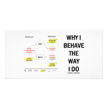 Why I Behave The Way I Do (Sociobiology) Customized Photo Card