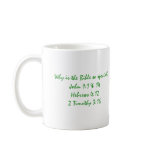 Why is the Bible so special? Mug