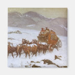 Why the Mail Was Late by O. E. Berninghaus Fridge Magnet
