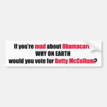 Why would you vote for Betty? Bumper Stickers