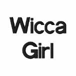 Wicca Girl embroidered shirts