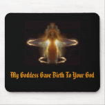 Wicca Goddess Magic Mousepad