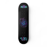 Wicca Pentagram Design Skateboard by SJG