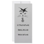 Wiccan Cat Book Mark rack cards