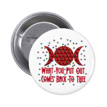 Wiccan Karma Buttons