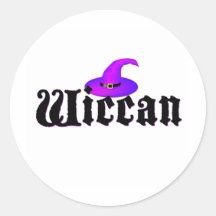 Wiccan Round Sticker