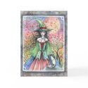 Wiccan Siamese Halloween Witch Card