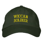 Wiccan Soldier Hat embroidered hats