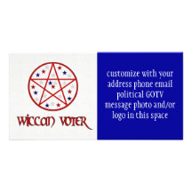 WICCAN VOTER PERSONALIZED PHOTO CARD