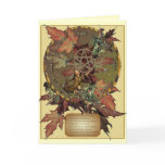Wiccan Wheel With Pentacle Greetings or Note Cards