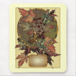 Wiccan Wheel With Pentacle Mousepad