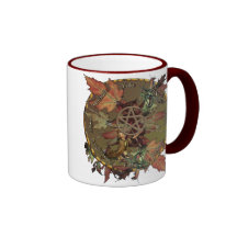 Wiccan Wheel With Pentacle Mug