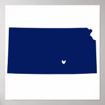 Wichita, Kansas Love Posters