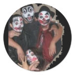 WICKED CLOWNS WC ROUND STICKER