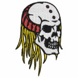 Wicked Skull Embroidered Shirt