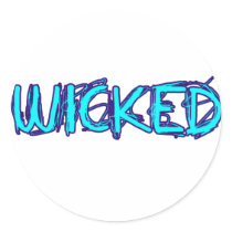 WICKED ROUND STICKERS