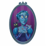 wicked witch ghost in mirror photo sculptures