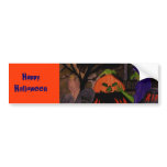 Wicked Witch of Halloween bumper stickers