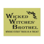 Wicked Witches' Brothel Post Card