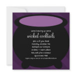 Wicked Witch's Cauldron Halloween Party Invitation