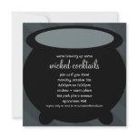 Wicked Witch's Cauldron Halloween Party Invitation