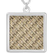 Wicker Basket Pendant