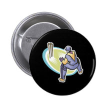 Wicket Keeper Pinback Buttons