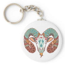 Widder/Aries Symbol Schlüsselanhänger