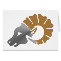 Widder ram Aries Karte